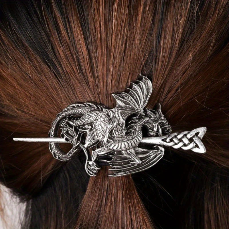 WorldNorse Viking Flying Dragon Hairpin