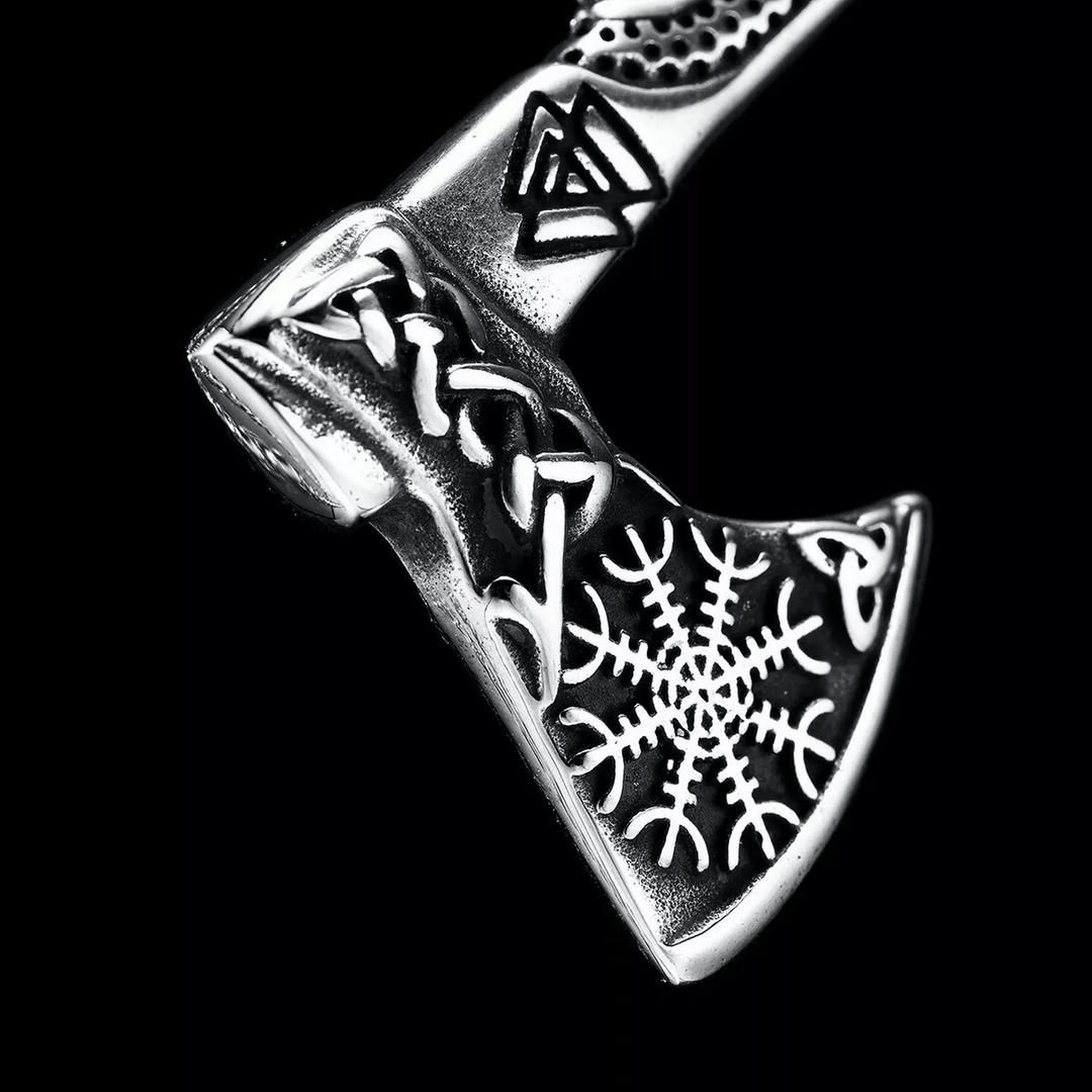 FREE Today: Viking Axe Norse Myth Symbols Necklace