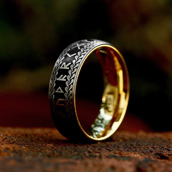 FREE Today: Rune Braided Pattern Viking Ring