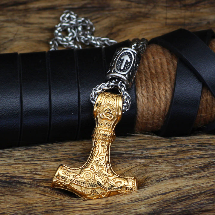 FREE Today: Mjölnir - Thor's Hammer Stainless Steel Necklace