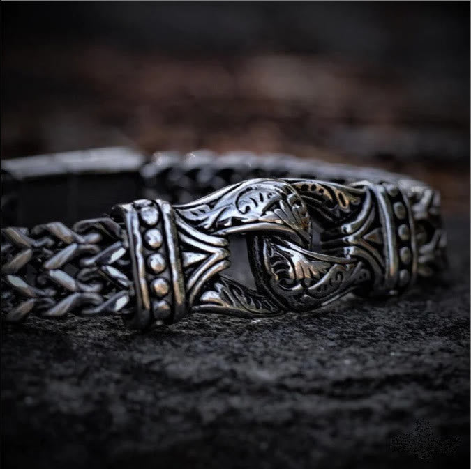 FREE Today: Nordic Carved Totem Double Row Bracelet