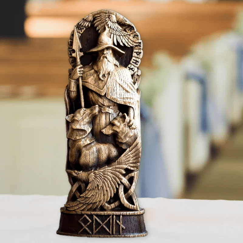 WorldNorse God Thor Statue In Battle With Jormungand Sculpture