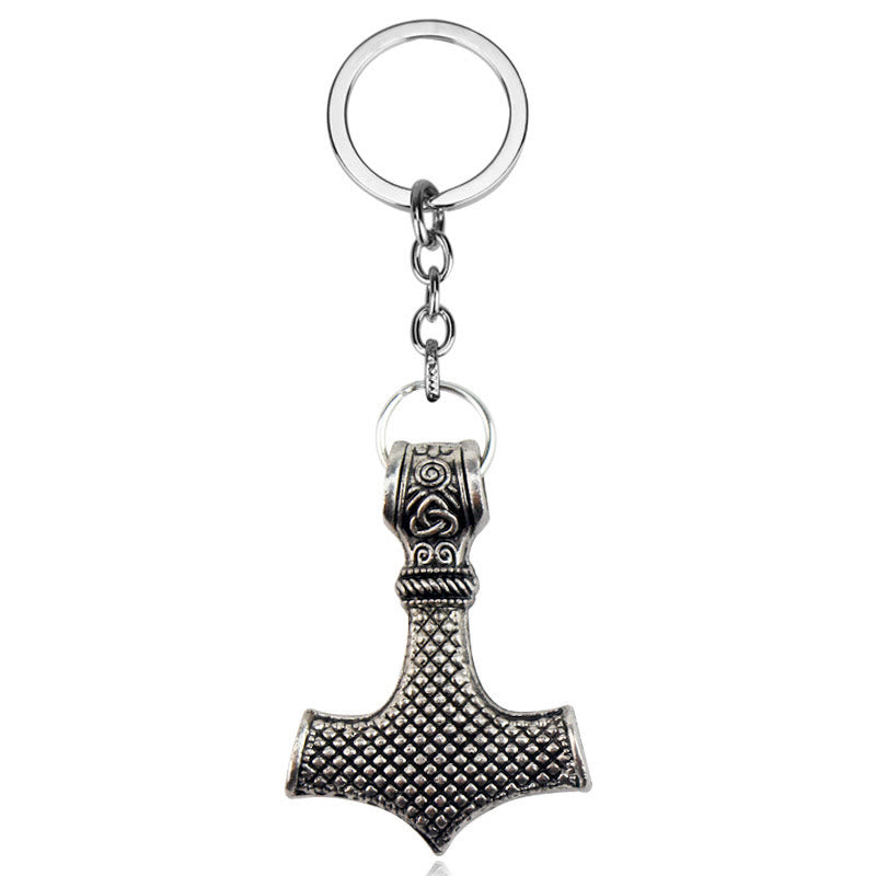 WorldNorse Viking Norse Thor Hammer Keyring Keychain