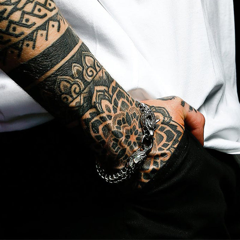 FREE Today: Wolf Head Viking Bracelet-Fenrir - image 2