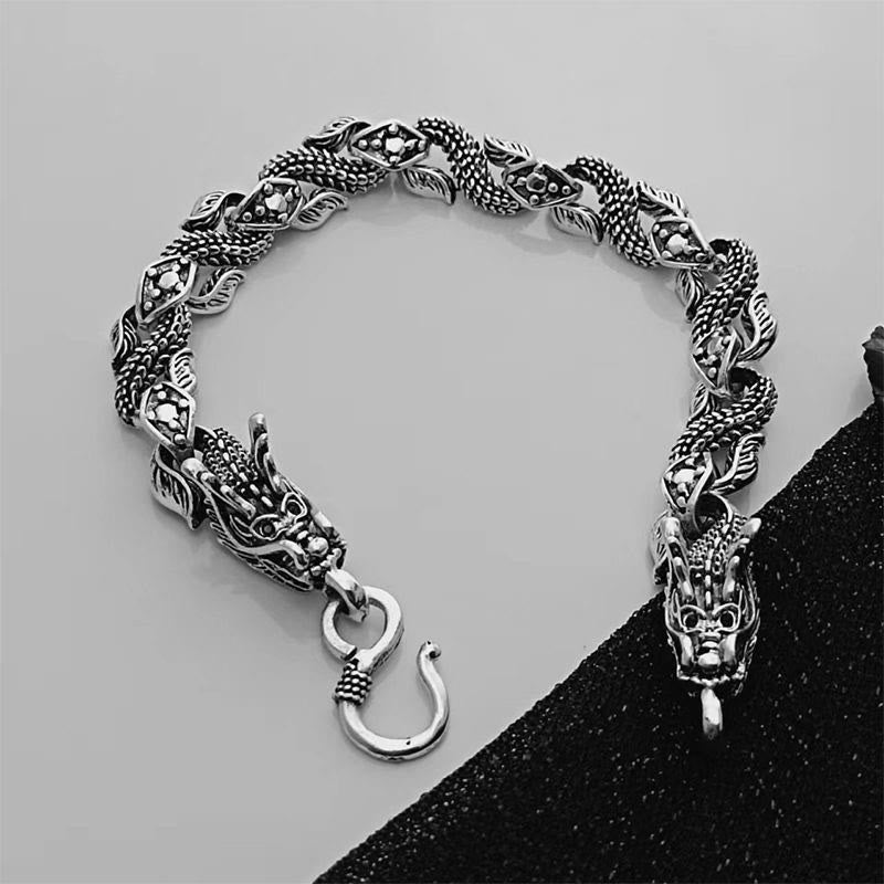 WorldNorse Domineering Black Dragon Bracelet