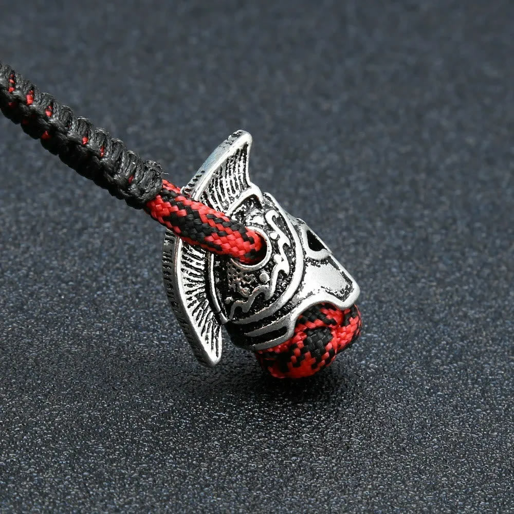 WorldNorse Spartan Warrior Paracord Rope Keychain