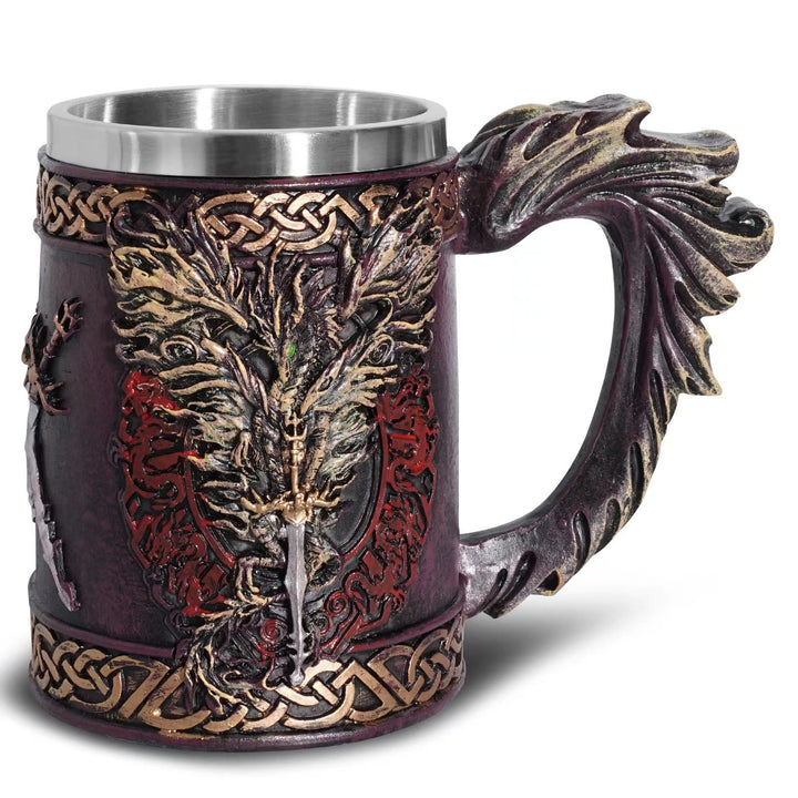 WorldNorse Dragon Flame Blade Mug