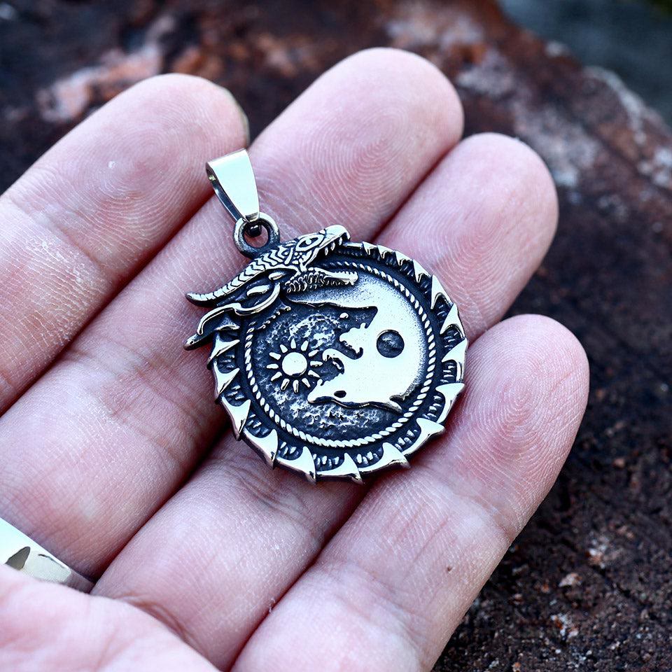 WorldNorse Jormungandr Surrounded Necklace