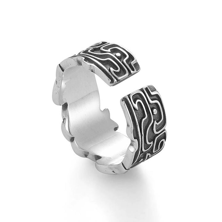 WorldNorse Men Vintage Gluttonous Divine Beast Ring