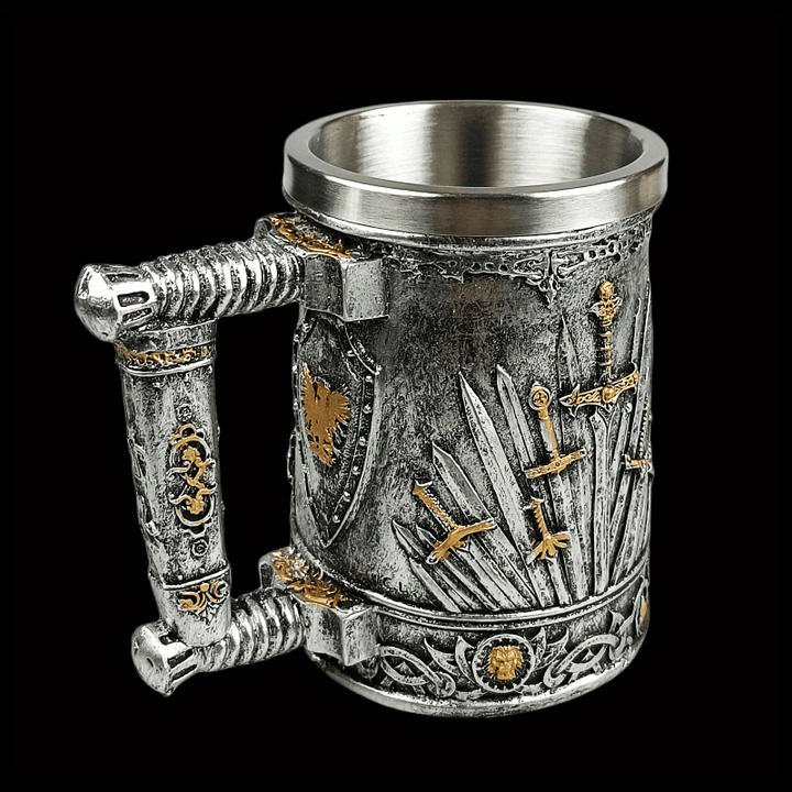 WorldNorse Swords Throne Beer Mug Goblet