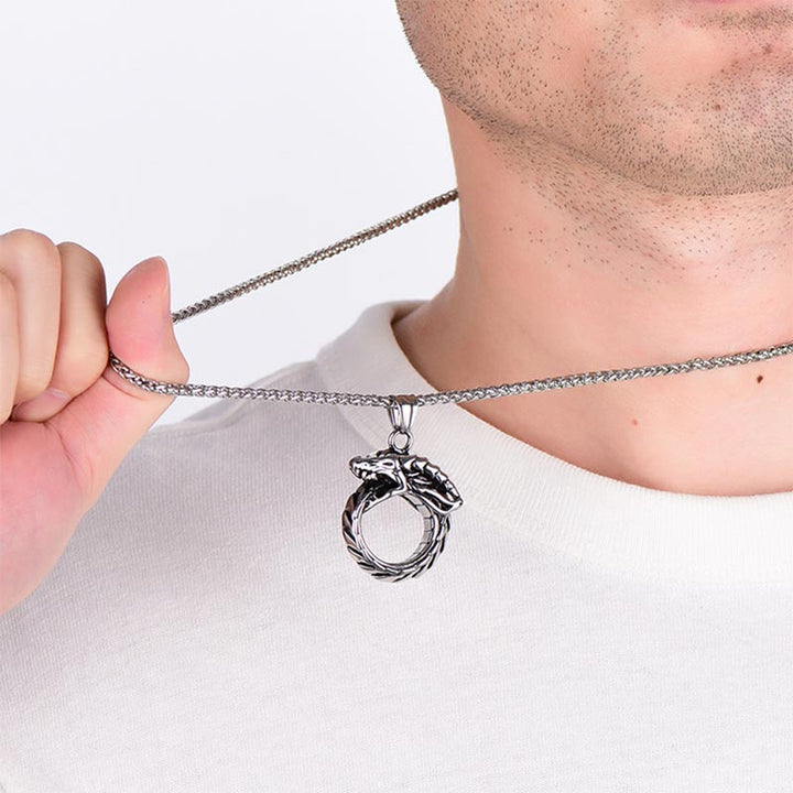 FREE Today: Powerful Strength Dragon Protection Ring / Necklace