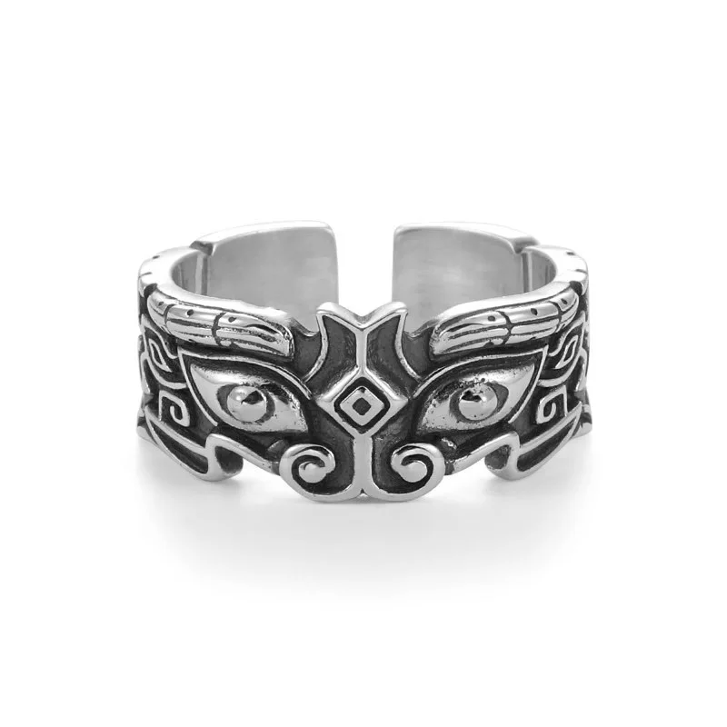WorldNorse Men Vintage Gluttonous Divine Beast Ring