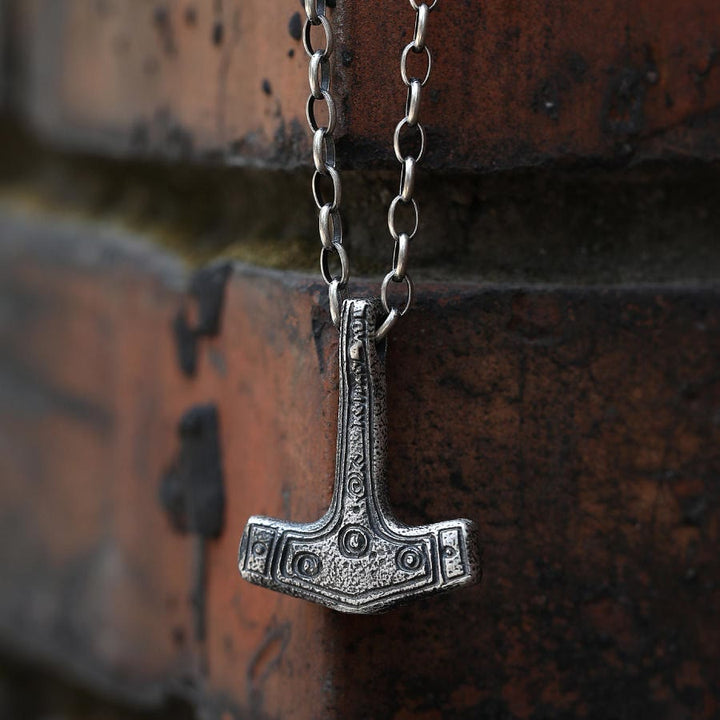 WorldNorse 999 Sterling Silver Mjolnir Necklace