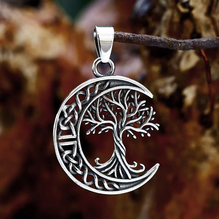 WorldNorse Celtic Knot With Yggdrasil Necklace