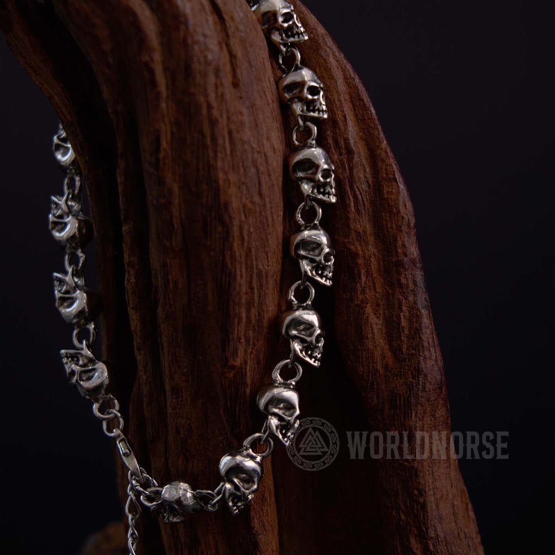 WorldNorse Skull Head Design Bracelet