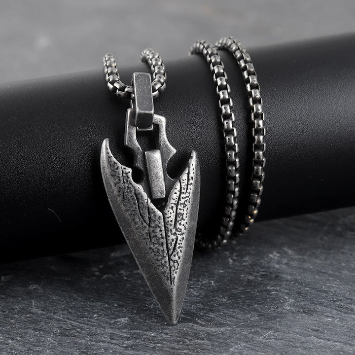 WorldNorse Vintage Weapon Spearhead Guide Your Necklace