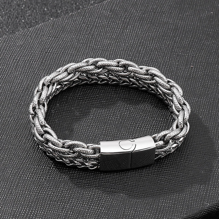 WorldNorse Heavy Chain Link Stainless Steel Bracelet