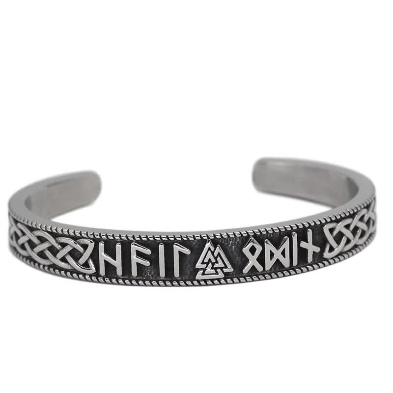 WorldNorse Men's Vintage Norse Valknut Viking Bracelet - image 7