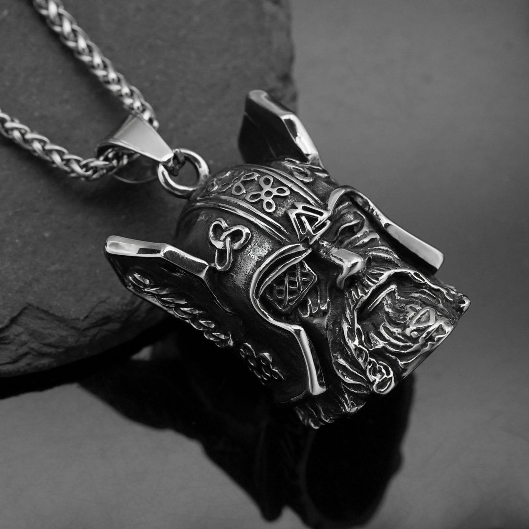 FREE Today: Viking God Guardian One-eyed Warrior Necklace