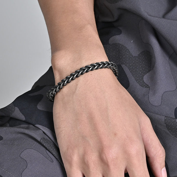 FREE Today: Vintage Link Stainless Steel Bracelet