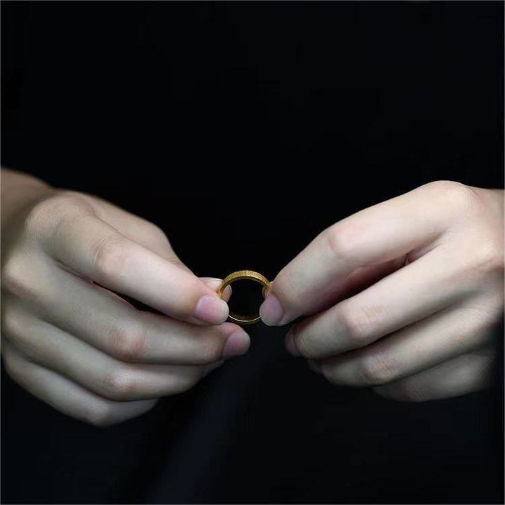 WorldNorse Vintage Bark Shape Ring