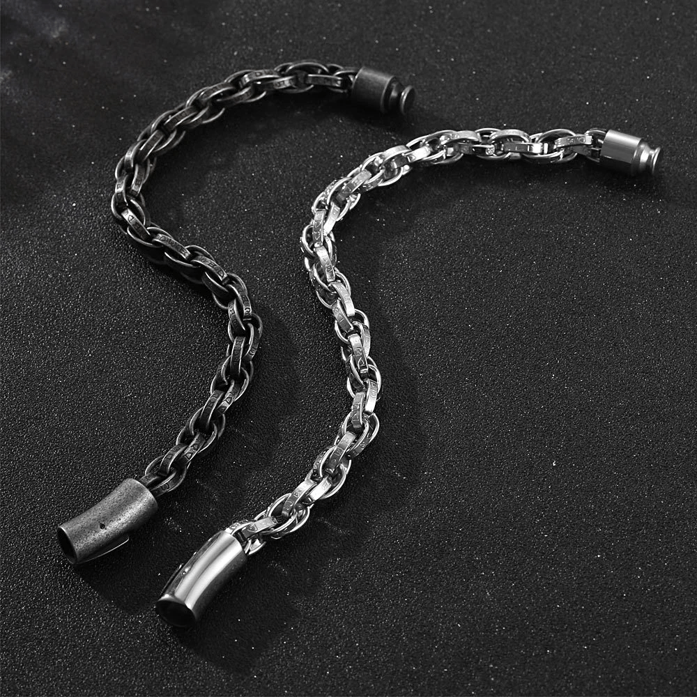 WorldNorse Vintage Twisted Chain Bracelet