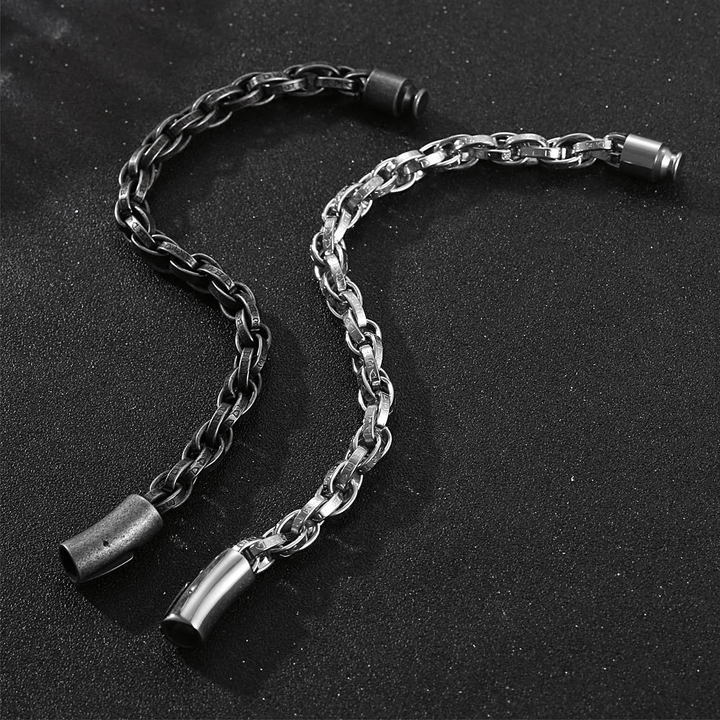 WorldNorse Vintage Twisted Chain Bracelet