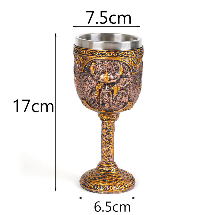 WorldNorse Odin's Triple Horn Goblet