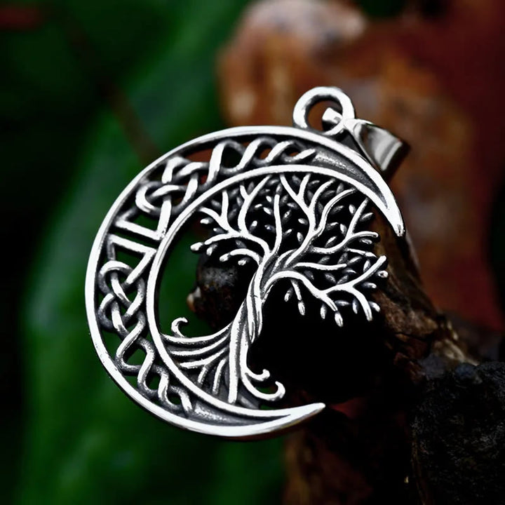 WorldNorse Celtic Knot With Yggdrasil Necklace