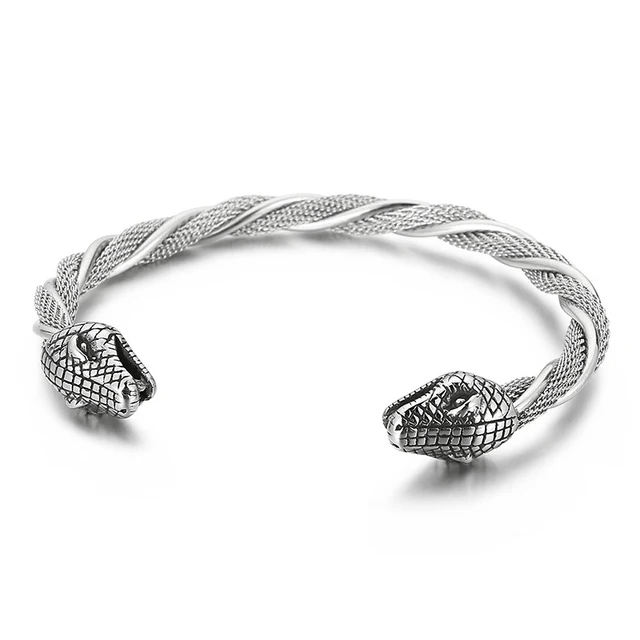 WorldNorse Double Headed Snake Bracelet