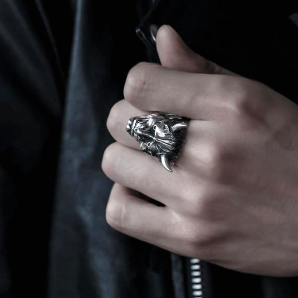 FREE Today: Devil Skull Knight Gothic Ring