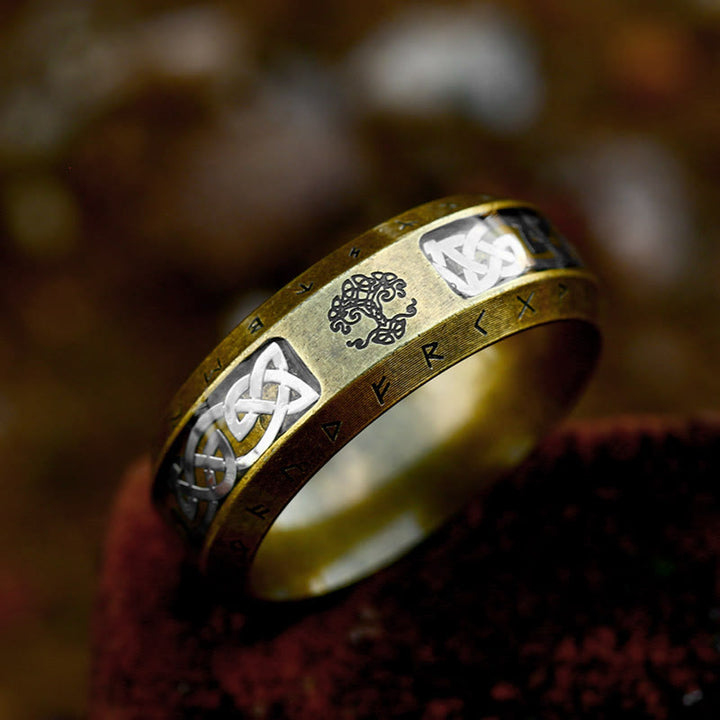 Flash Sale - WorldNorse Men's Viking Runes Tree Of Life Ring