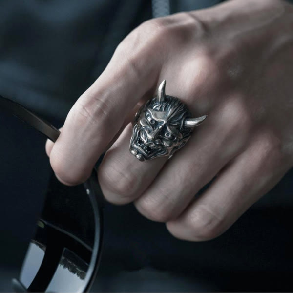 FREE Today: Devil Skull Knight Gothic Ring